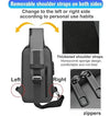 Men's Waterproof Anti-Theft Motorcycle Chest Bag