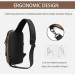 Men's Waterproof Anti-Theft Motorcycle Chest Bag