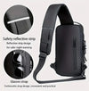 Men's Waterproof Anti-Theft Motorcycle Chest Bag