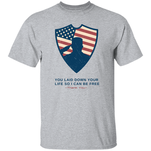 Thank You Military Service Women and Men-Dark Font-Front