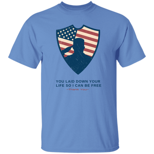 Thank You Military Service Women and Men-Dark Font-Front