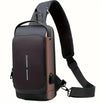 Men's Waterproof Anti-Theft Motorcycle Chest Bag